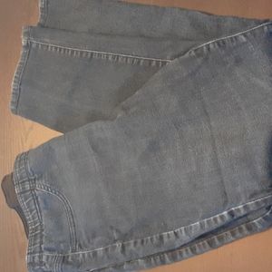 Chicos Dark Blue Elastic Waist 14 Women Jeans